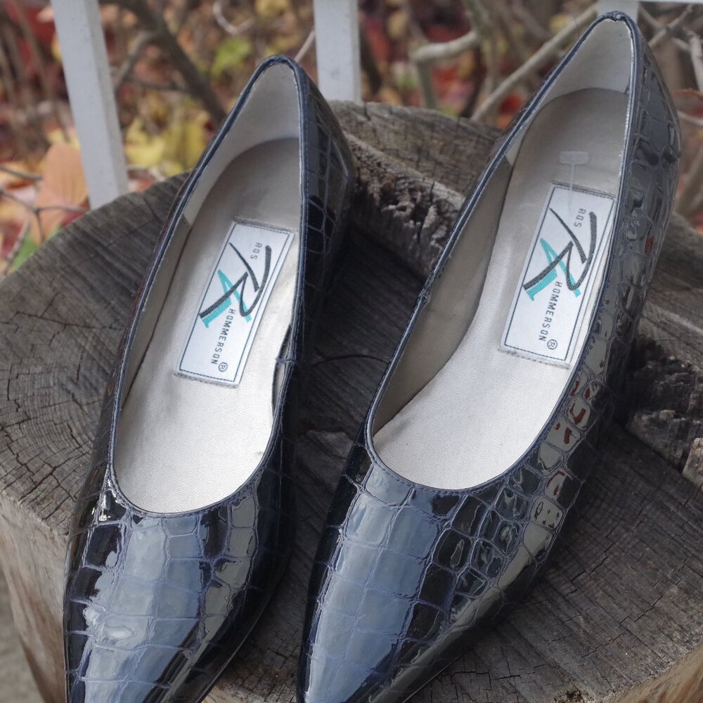 Black Patent Leather  R Hommerson
